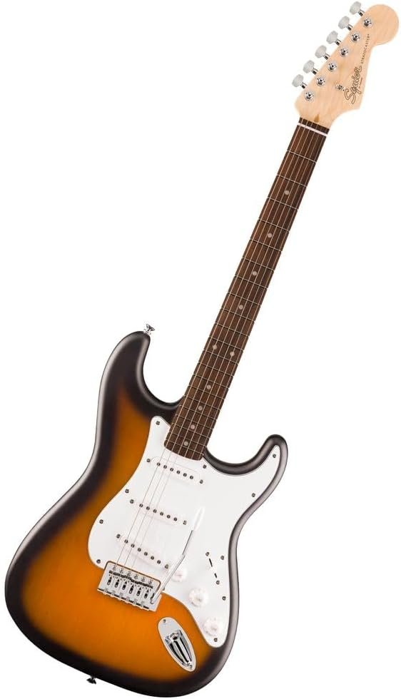 best electric guitar for beginners - squier debut series stratocaster