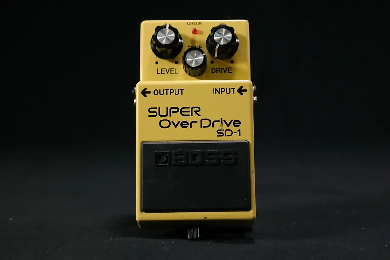 analog overdrive pedal controls