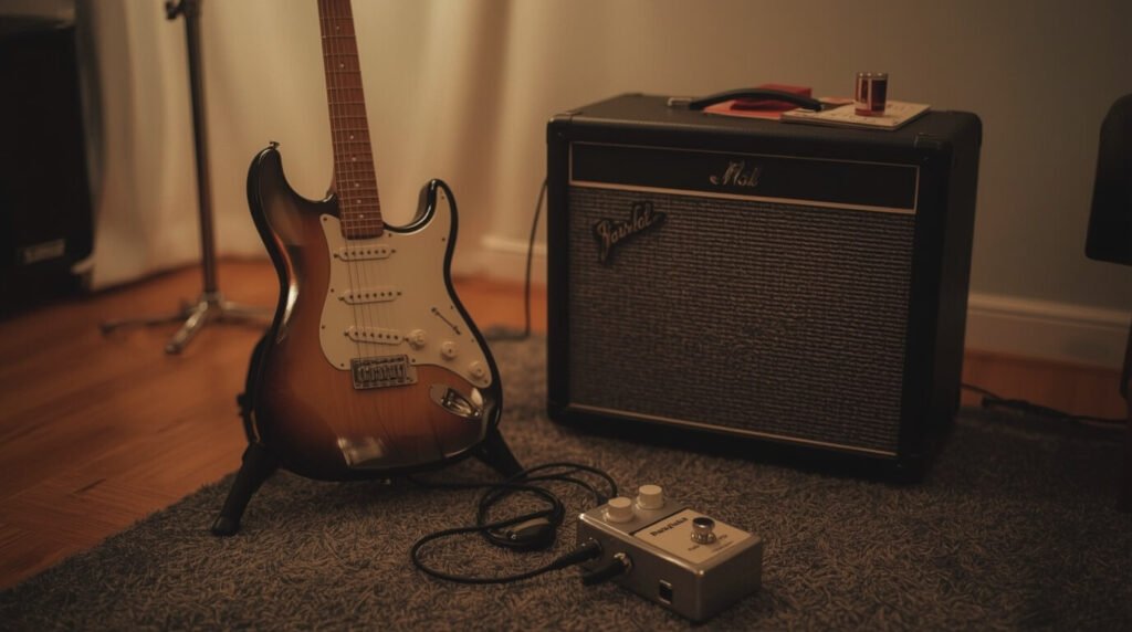 guitar effects pedals and amp setup for beginners
